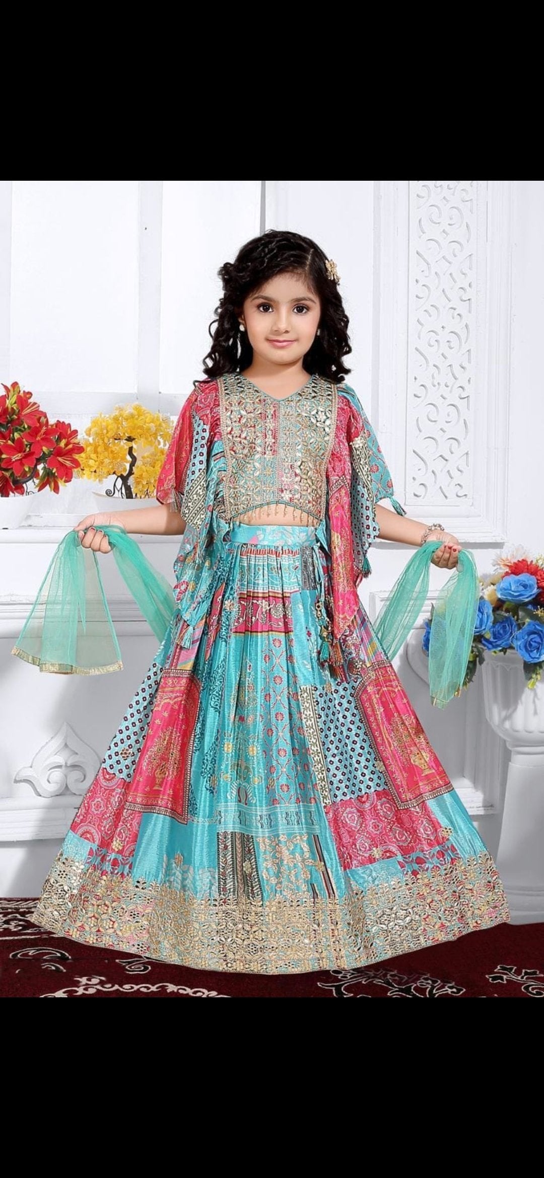 Baby Girl Multi Colour Fancy Choli