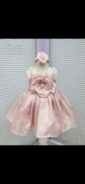 Baby Girl Peach Colour Short Frock